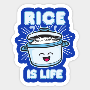 Rice Is Life Sticker